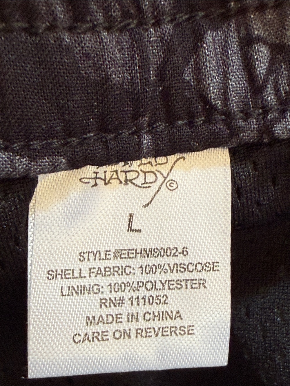 Ed Hardy Men's Black/Gray Shorts with Red and Green Dragon Motif. Size L. - Picture 10 of 16